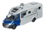 M&auml;nguasjabuss Majorette Hymer B-Class Camper 213773000, 1:40, sinine v./h&otilde;be v.
