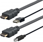 Kaabel Vivolink Pro HDMI / USB, HDMI / USB-B, 5 m, must