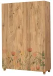 Riidekapp Kalune Design Leva Tulip, pruun v., 48 cm x 120 cm x 189 cm