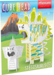 Paberkujukeste valmistamise komplekt Monumi Cube Head Stegosaurus, valge v.