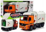 M&auml;nguasja pr&uuml;giauto Lean Toys City Pioneer Truck LT4826, 1:10, valge v./oranž v.