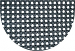 Uksematt Honeycomb, must, 75 cm x 45 cm x 2 cm