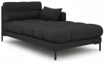 Diivan Micadoni Home Mamaia Chaise Longue, tumehall v., parem, 185 x 105 cm x 75 cm