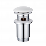 &Auml;ravoolus&uuml;steem vannitoavalamu jaoks/k&ouml;&ouml;givalamu jaoks Invena, 100 mm, click clack-funktsioon, valge/kroom