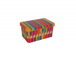 Kaanega hoiukarp Domoletti Back to School Pencil, 5 l, mitmev&auml;rviline, 28.5 x 19 x 13.5 cm