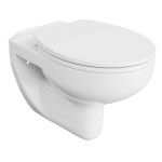 WC-pott, seinapealne Lavita Arctic, kaanega, 350 mm x 535 mm