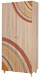 Riidekapp Kalune Design Lidya 978, pruun v., 52 cm x 90 cm x 192 cm