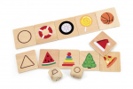 Lauam&auml;ngud, kujundid ja v&auml;rvid Viga Toys Learning, mitmev&auml;rviline