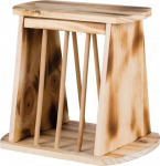 Heina hoidja n&auml;riliste puuridele Trixie, 17 cm x 10 cm x 25 cm, pruun v.