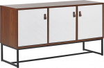Kummut Beliani Nueva, valge v./pruun v., 62 cm x 112 cm x 39 cm
