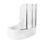 Vannisein Besco Ambition 3 PA3S, 123.5 cm x 139 cm x 0.4 cm, l&auml;bipaistev/kroom