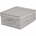 Kaanega hoiukarp, esemete hoidmiseks Kuchinox Miami, beež v., 33 x 28 x 15 cm