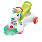 Pealeistutavad m&auml;nguautod Infantino Unicorn, valge v./mitmev&auml;rviline