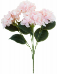 Kunstlik kimp, hortensia, roheline/roosa, 50 cm
