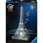 3D-pusle Ravensburger Iconics Eiffel Tower, 20.9 cm x 20.9 cm, 216 tk, hall v.