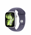 Nutikell Apple Watch Series 11 GPS 46mm MEVA4ET/A, silver alumiiniumist korpus purple fog spordirihmaga - M/L