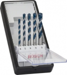 Puuride komplekt Bosch Turbo CYL-5, graniit, keermega, sirge, 4 mm x 10 cm