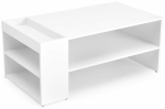 Kohvilaud Murcia, valge v., 100 cm x 55 cm x 42 cm