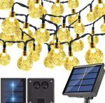 J&otilde;ulutuled TG71398-1, 5 m, soe valge, 20 LED, Kollane