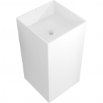 Vannitoa kraanikauss Mexen Xola 2, konglomeraat, 45 cm x 45 cm x 85 cm, valge