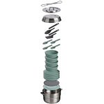 Matkan&otilde;ude komplekt Stanley Wildfare Core Full Serve Cookset, plastik/roostevaba teras, 27 cm, 3.78 l, s&uuml;si v./shale v.