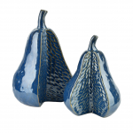 Dekoratiivne kujuke, "pirn" Mondex Saggio, sinine, 12 cm x 11 cm x 17 cm