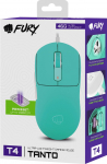 Juhtmega m&auml;nguhiir Fury Tanto T4 (NFU-2201), usb type-a, roheline v.