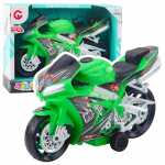 M&auml;ngumootorratas Lean Toys Racing Autobike, roheline