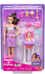Nukk aksessuaaridega Mattel Barbie Family & Friends Skipper Babysitters JJB44, 29 cm, violetne v.