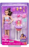 Nukk aksessuaaridega Mattel Barbie Family & Friends Skipper Babysitters JJB44, 29 cm, violetne v.