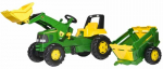 Pedaaltraktor Rolly Toys John Deere, kollane v./roheline v.