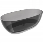 Vann, teisaldatav Mexen Pure, 170 cm x 80 cm x 58 cm, ovaalne, smoke transparent v.