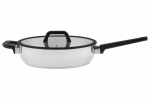 Praepann kaanega Maku Ease 645859, &Oslash; 28 cm, klaas/roostevaba teras/silikoon