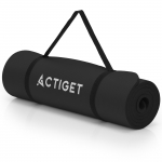 Fitness- ja joogamatt Actiget ACT0020, must v., 183 cm x 61 cm x 1 cm