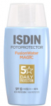 P&auml;ikesekaitsekreem tooted n&auml;ole Isdin Photoprotector Fusion Water Magic SPF50, 50 ml