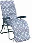 Aiatool Home4you Baden-Baden K109546, valge v./hall v., 56 cm x 57 cm x 100 cm