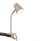 Klambriga laualamp Reality Pongo, LED, 4.5W, pruun v.