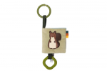 Beebi raamat Little Big Friends Jungle Tiny Friends Squirrel, 28 cm, roheline v.