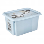 Kaanega hoiukarp, m&auml;nguasjade jaoks Keeeper Karolina Mickey Mouse, 15 l, sinine v., 38 x 29.5 x 20.5 cm