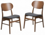 Toolide komplekt Homla Nergu 245325, matt, pruun v., 54 cm x 46 cm x 80 cm, 2 tk