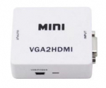 Adapter Savio VGA / 3.5mm / HDMI VGA / HDMI, 3.5 mm, valge
