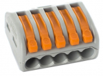 Klemm Okko CMK-415, 5 x 0,08-4 mm&sup2;, 32 A, oranž v./hall v., 5 tk