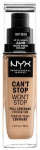 Vedel jumestuskreem NYX Professional Makeup Can't Stop Won't Stop, cswsf7.5 soft beige, 30 ml