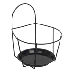 Lillepotihoidik Garden Center, 18.5 cm x 18 cm, 20 cm, metall, must v.