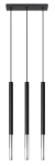 Valgusti rippuv Sollux Mozaica 3L, G9, 3 x 40 W, must v./kroom v. / must v.
