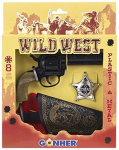 Komplekt Gonher Wild West Pruun v./H&otilde;be v./Must v.