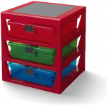 Hoiukast LEGO&reg; Iconic 3-Drawer Rack, mitmev&auml;rviline, 34.5 x 37.5 x 32.5 cm