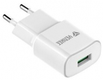 Adapter Yenkee YAC 2023WH QC3.0, USB, valge v., 18 W