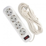 Pikendusjuhe Bellight White, 4-Socket, 5 m, 4 pesa