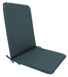 V&auml;litooli padi Home4you Chair Pad With Backrest T0330766, tumehall v., 90 x 43 cm